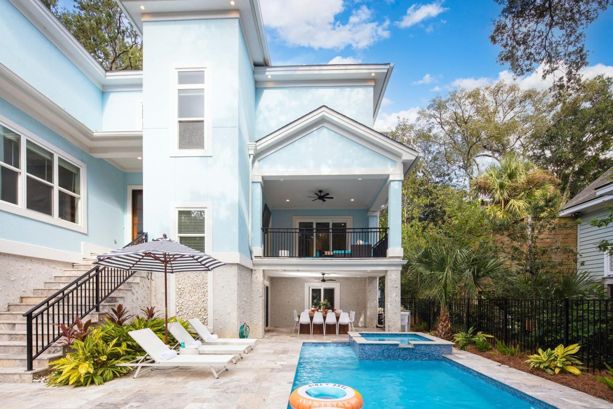 Dory By Avantstay Walk To The Beach Luxe Home Pulau Hilton Head Luaran gambar