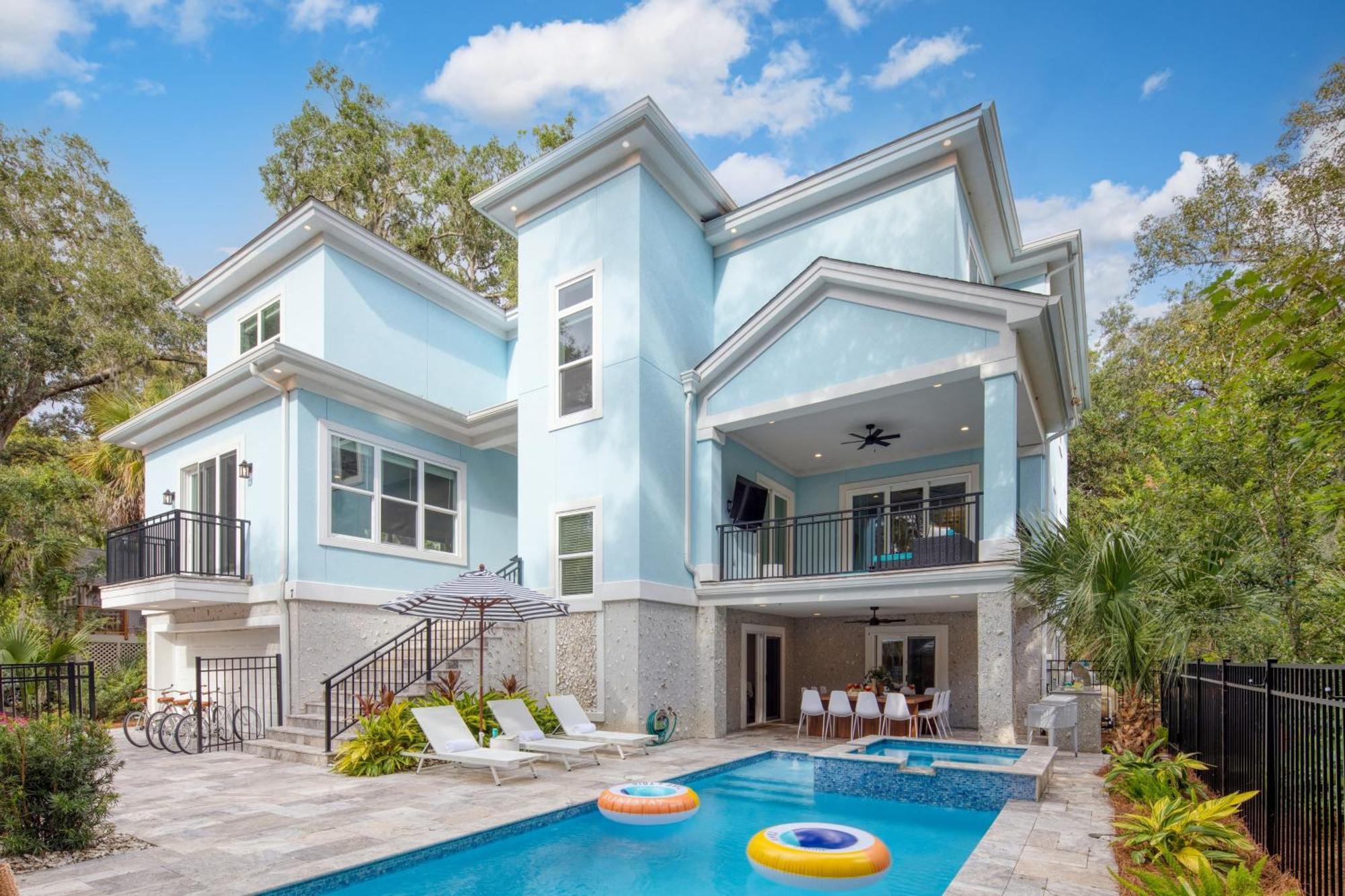 Dory By Avantstay Walk To The Beach Luxe Home Pulau Hilton Head Luaran gambar